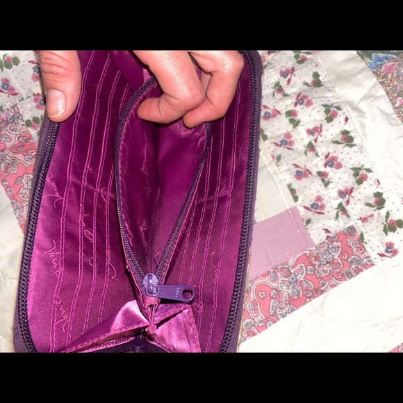 (Vera Bradley) Plum Crazy Accordion Wallet - Picture 7 of 9